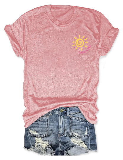 Boat Waves Sun Rays Lake Days T-shirt