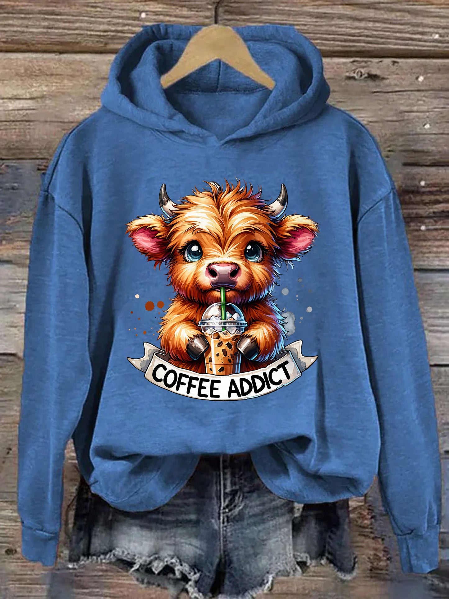 Cute Highland Cow Hoodie