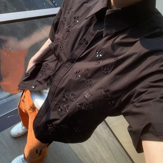 2025 New Hollow Embroidered T-Shirt