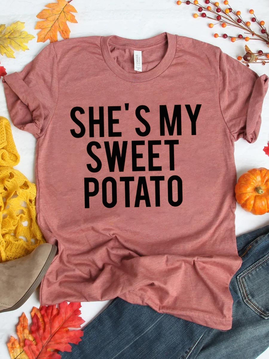She's My Sweet Potato I Yam Matching T-shirts