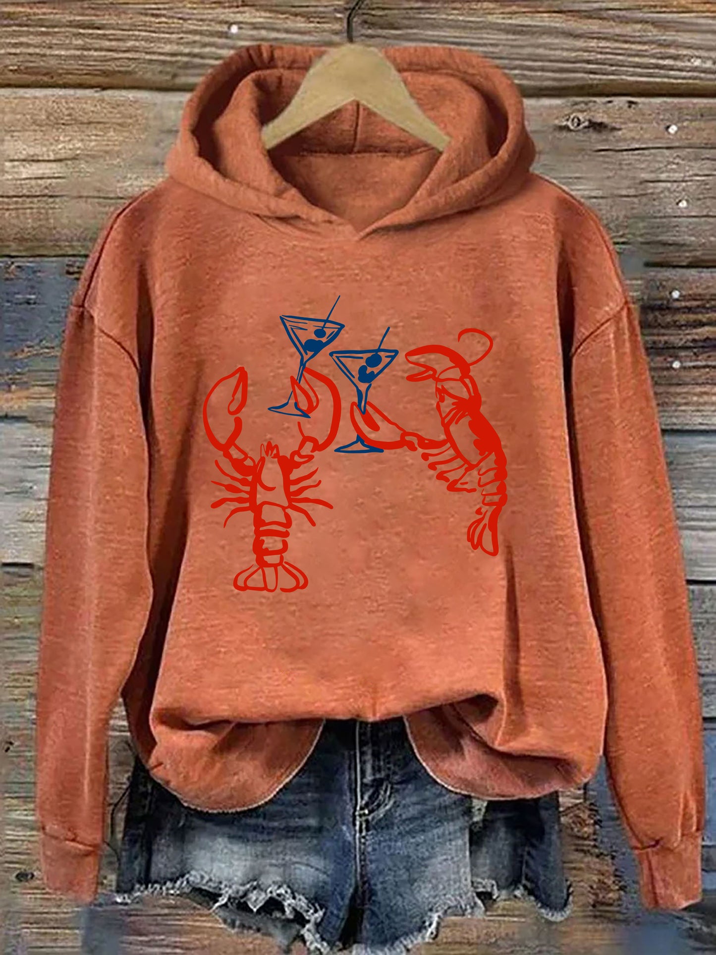 Martini Lobster Hoodie