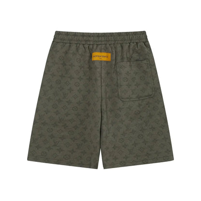 Trendy Casual All-Over Print Drawstring Shorts